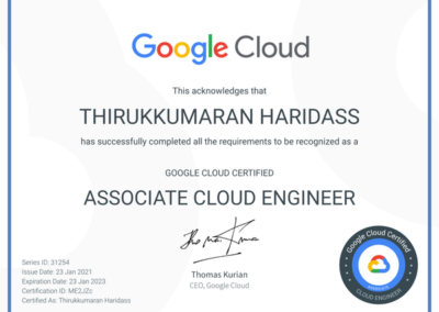 google cloud certificate